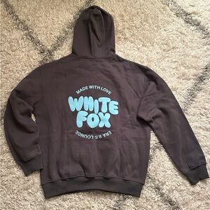 NWT White Fox Era 8.5 Hoodie Volcanic Grey M/L Sweatshirt